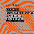 Concrete: La Mamie's, Schatrax b2b Doc Scott, Young Marco
