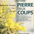 Bertrand Ferrier 'D'une pierre deux coups' au Théâtre du Gouvernail, 18 mars, Paris (chanson)