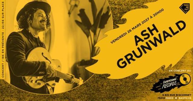 Ash Grunwald en concert (côté Records)