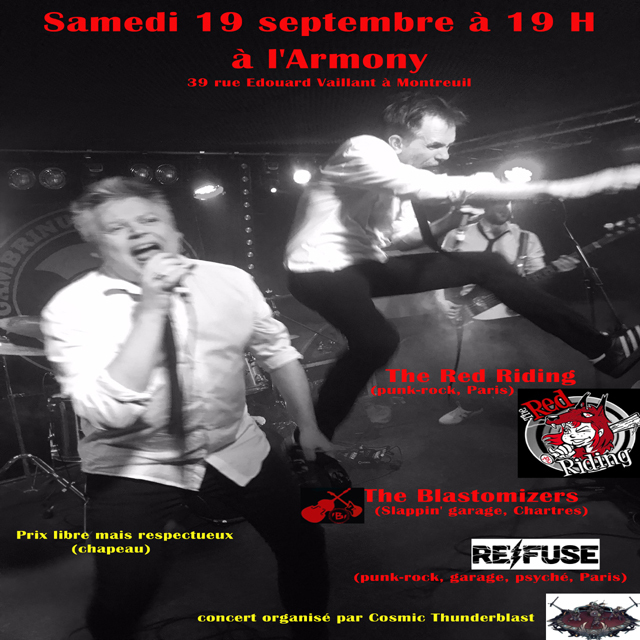 The Red Riding + The Blastomizers + Re//Fuse