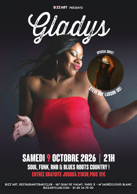 live STEVE RAY LADSON * GLADYS * SOULNESS