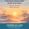 Florilège de Choeurs sacrés - 7 nov 2026