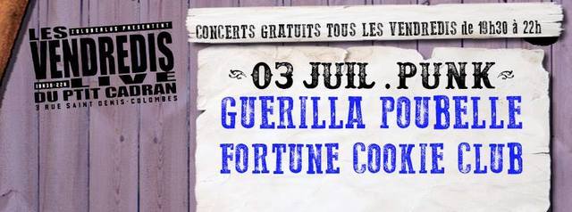 Big live punk p tit cadran guerilla poubelle fortune cookie club