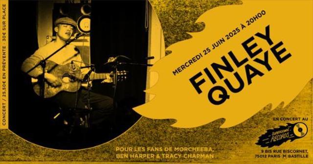 Big finley quaye en concert cote records 1