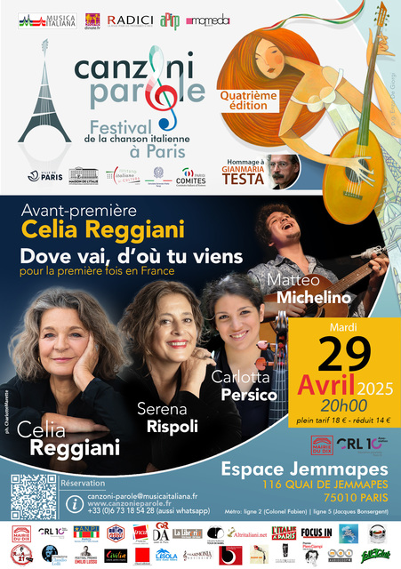 Big festival canzoni parole 2025 avant premiere celia reggiani 1