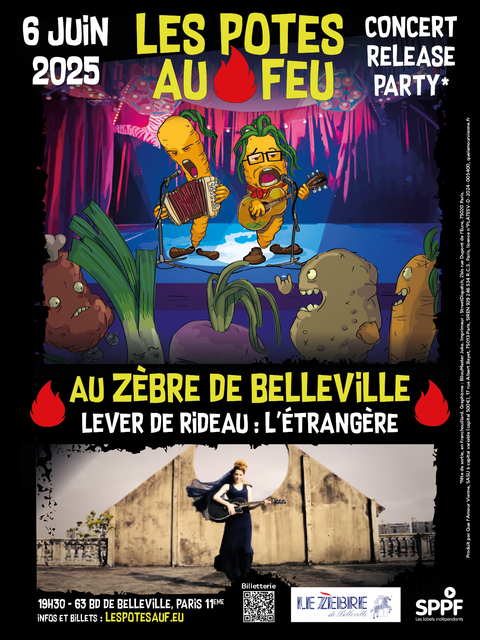 Big les potes au feu release party 1er album l etrangere 1
