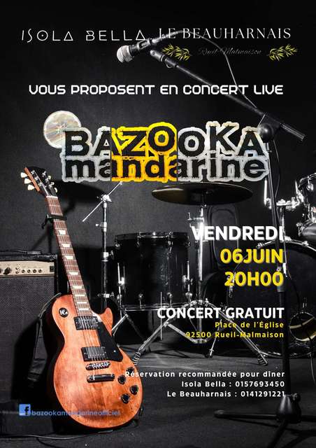 Big bazooka mandarine en concert a rueil malmaison 1