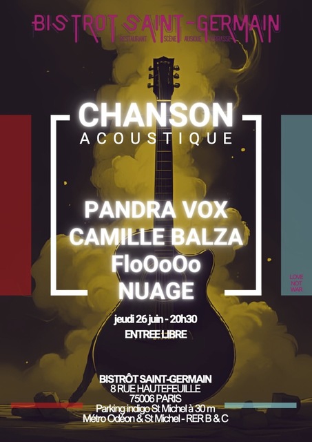 Big les 5 guitares concert de chansons acoustiques 1