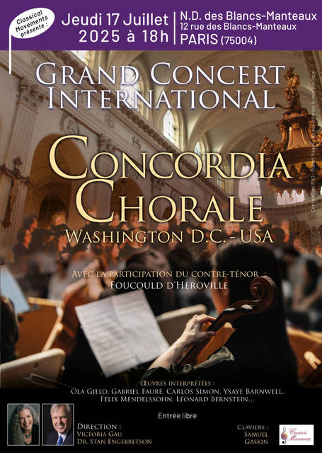 Big grand concert de chant choral a notre dame des blancs manteaux 1