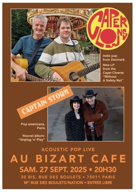 Big caper clowns et captain storm en concert acoustique 1