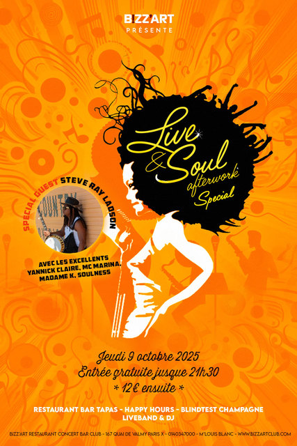 Big live soul afterwork special feat steve ray ladson us 1