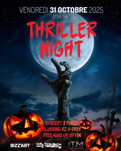Big thriller night halloween feat 2 funky free make up dj o drey 1