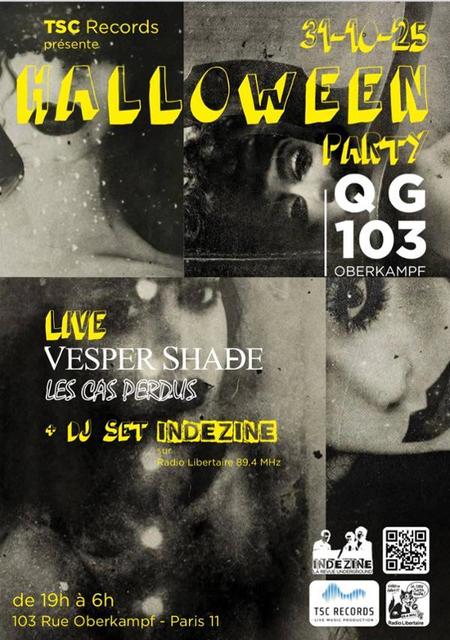 Big halloween party les cas perdus vesper shade dj indezine radio libertaire 1
