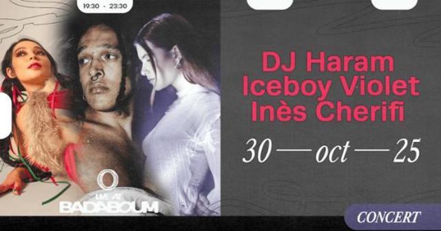 Big concert dj haram ines cherifi iceboy violet 1