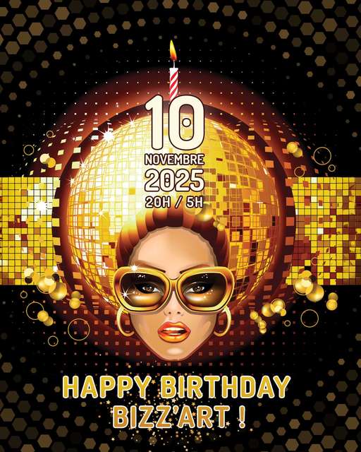 Big happy birthday bizz art 2025 1
