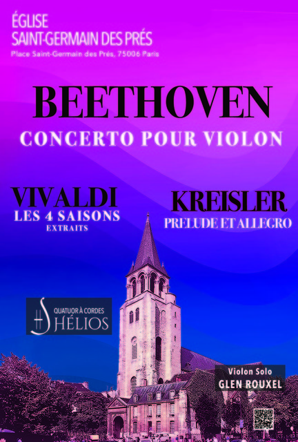 Concerto pour violon de Beethoven / Les 4 Saisons de Vivaldi extraits / Prélude et Allegro de Kreisler 