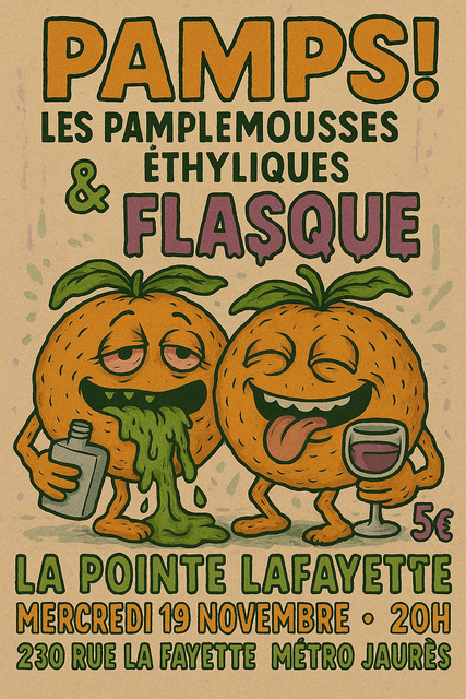 Big pamps les pamplemousses ethyliques et flasque en concert 1