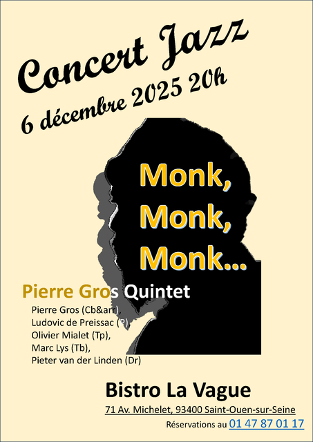 Big monk monk monk par le pierre gros quintet 1