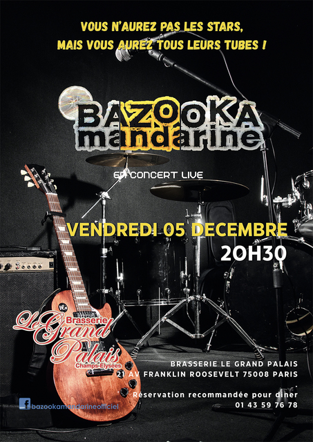 Big bazooka mandarine a la brasserie le grand palais 1