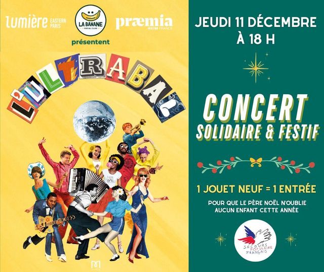 Big concert solidaire et festif au profit du secours populaire 1