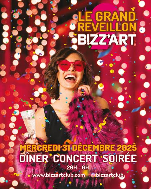Big happy new year 2026 le grand reveillon bizz art paris 1
