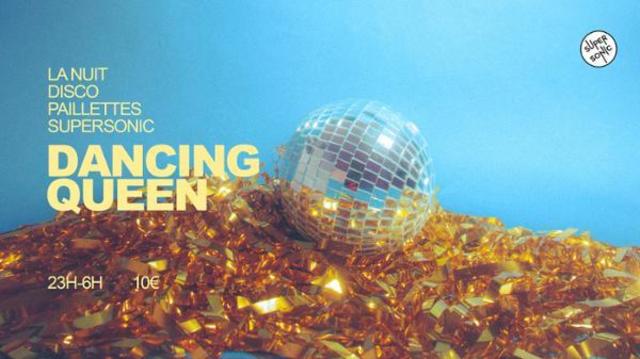 Big dancing queen nuit disco paillettes 1