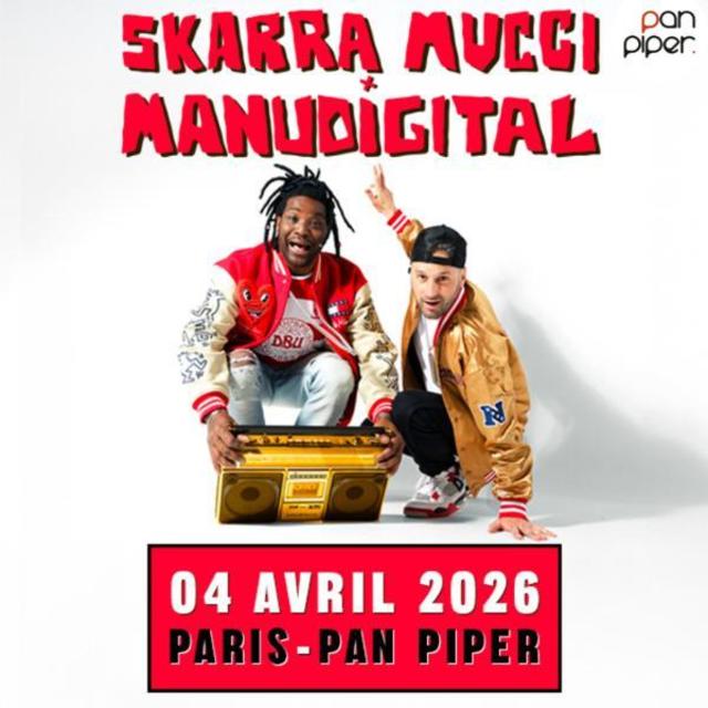 Big skarra mucci manudigital debarquent a paris au pan piper le 4 avril 2026 1