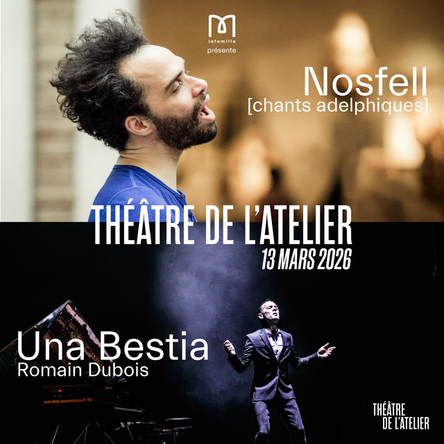 Big nosfell et romain dubois en concert au theatre de l atelier 1