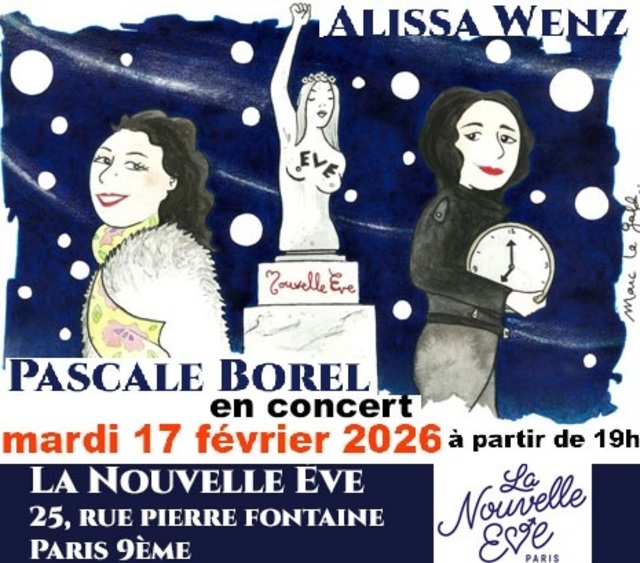 Big concert pascale borel et alissa wenz le mardi 17 fevrier a la nouvelle eve 1
