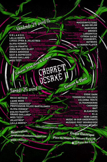 Big cabaret desaxe concerts punk electro cabaret day 2 1