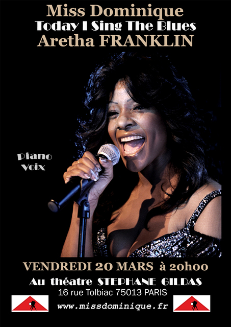 Big miss dominique tibute to the queen aretha franklin today i sing the blues 1