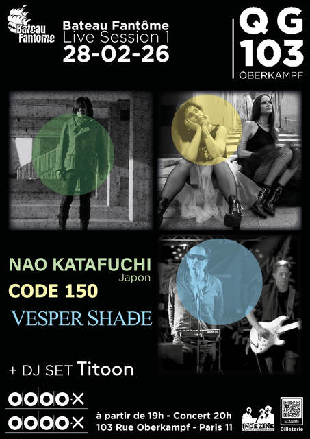 Big nao katafuchi code 150 vesper shade dj titoon live session bateau fantome 1