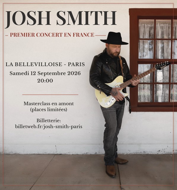 Josh Smith - Premier concert en France