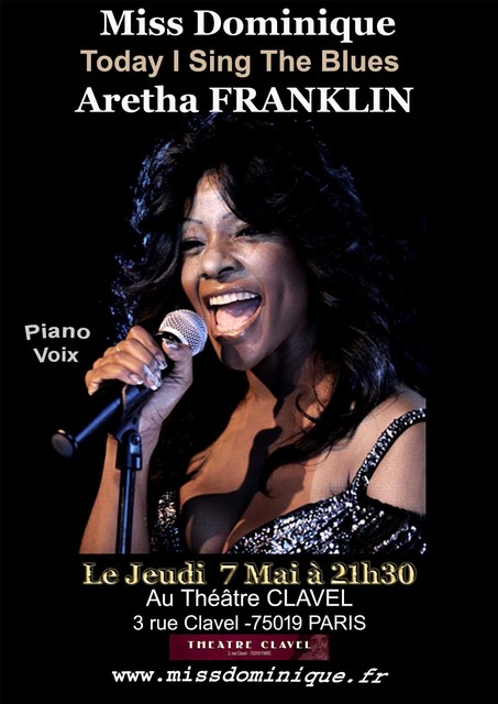 Big miss dominique tribute to the queen aretha franklin today i sing the blues 1