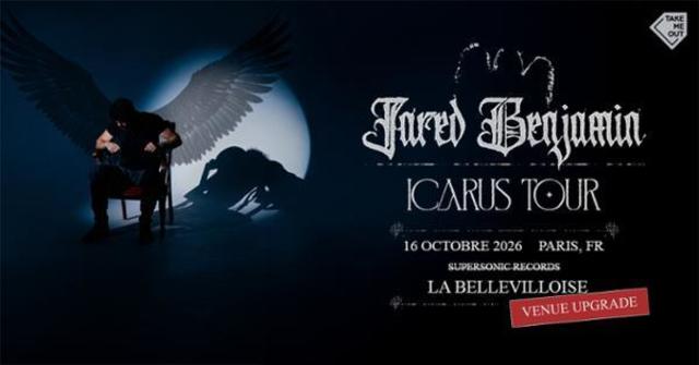 Take Me Out : Jared Benjamin en concert !