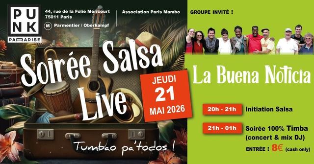 Big soiree salsa live avec la buena noticia 1