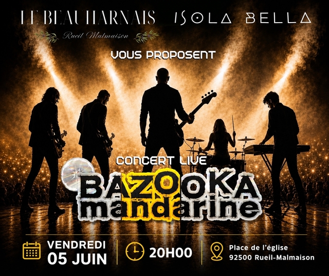 Big bazooka mandarine en concert 1