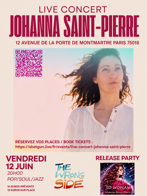 Big concert pop soul jazz johanna saint pierre presente so woman 1
