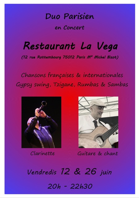 Big duo parisien au restaurant le vega 1
