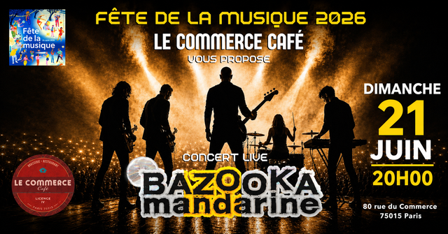 Big bazooka mandarine fete de la musique 2026 1