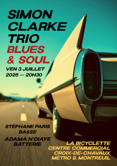 Simon Clarke Trio Live