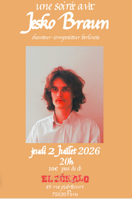 JESKO BRAUN live à Belleville