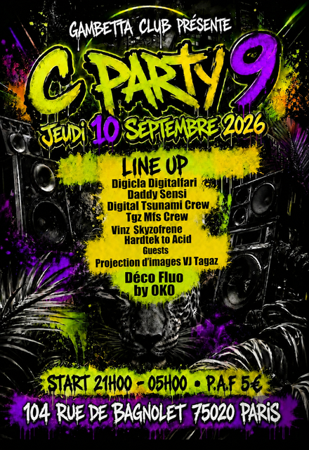 C Party 9 ! Underground Drum n bass !