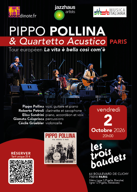 Pippo Pollina & Quartetto Acustico