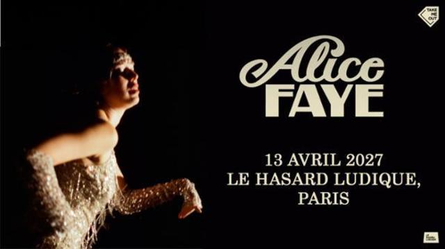 Take Me Out : Alice Faye en concert à Paris ! 